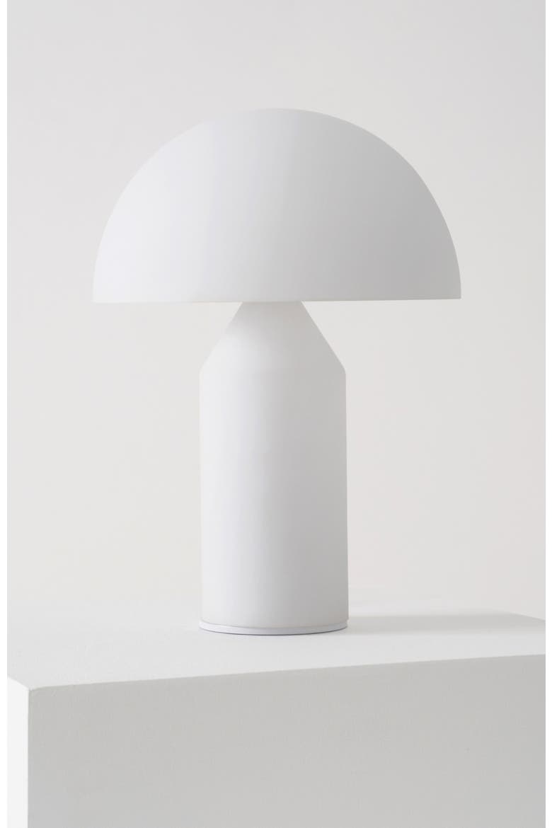 Venus 9.5" Modern LED Table Lamp with Dome Bowl Shade, Alternate, color, Frosted White