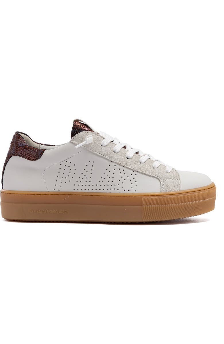 P448 Thea Platform Sneaker, Main, color, Pearl White