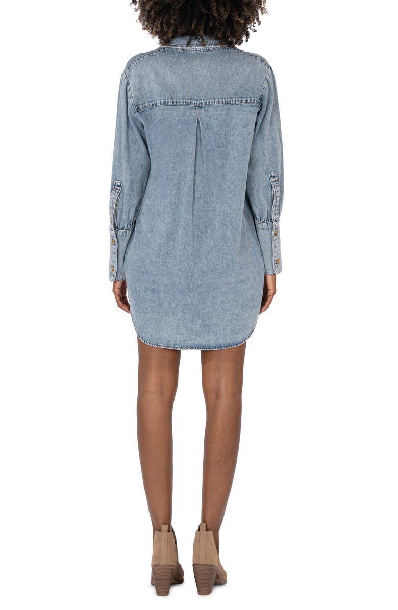 KUT from the Kloth Rooney Oversize Denim Button-Up Shirt, Alternate, color,