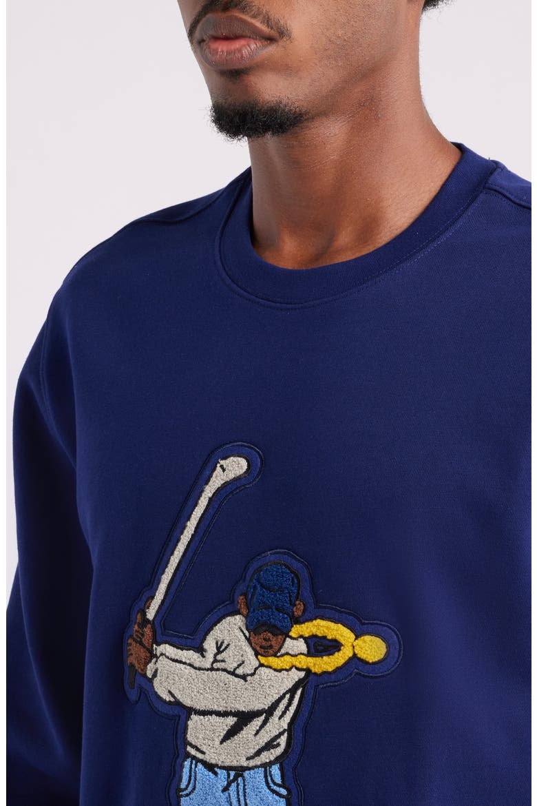 Core Fleece Sweatshirt, Alternate, color, NAVY