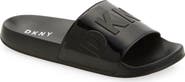 DKNY Zinna Logo Shower Slide Sandal