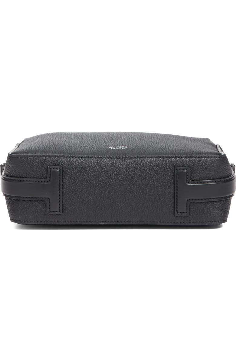 TOM FORD Soft Grain Leather Shoulder Bag, Alternate, color, Naa Black