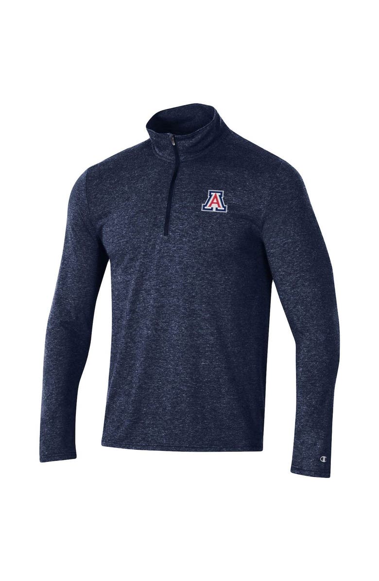 Champion Men's Champion Heathered Navy Arizona Wildcats Field Day Team Quarter-Zip Jacket, Alternate, color, 