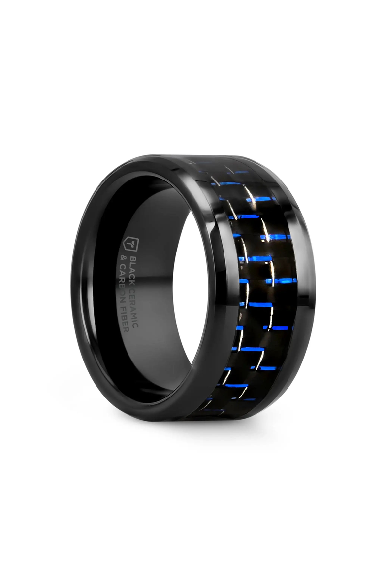 AVITUS Carbon Fiber Inlay Beveled Ceramic Ring, Alternate, color, 4mm
