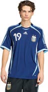adidas Men's adidas Lionel Messi Navy Argentina National Team 2006 Bringback  Away Jersey