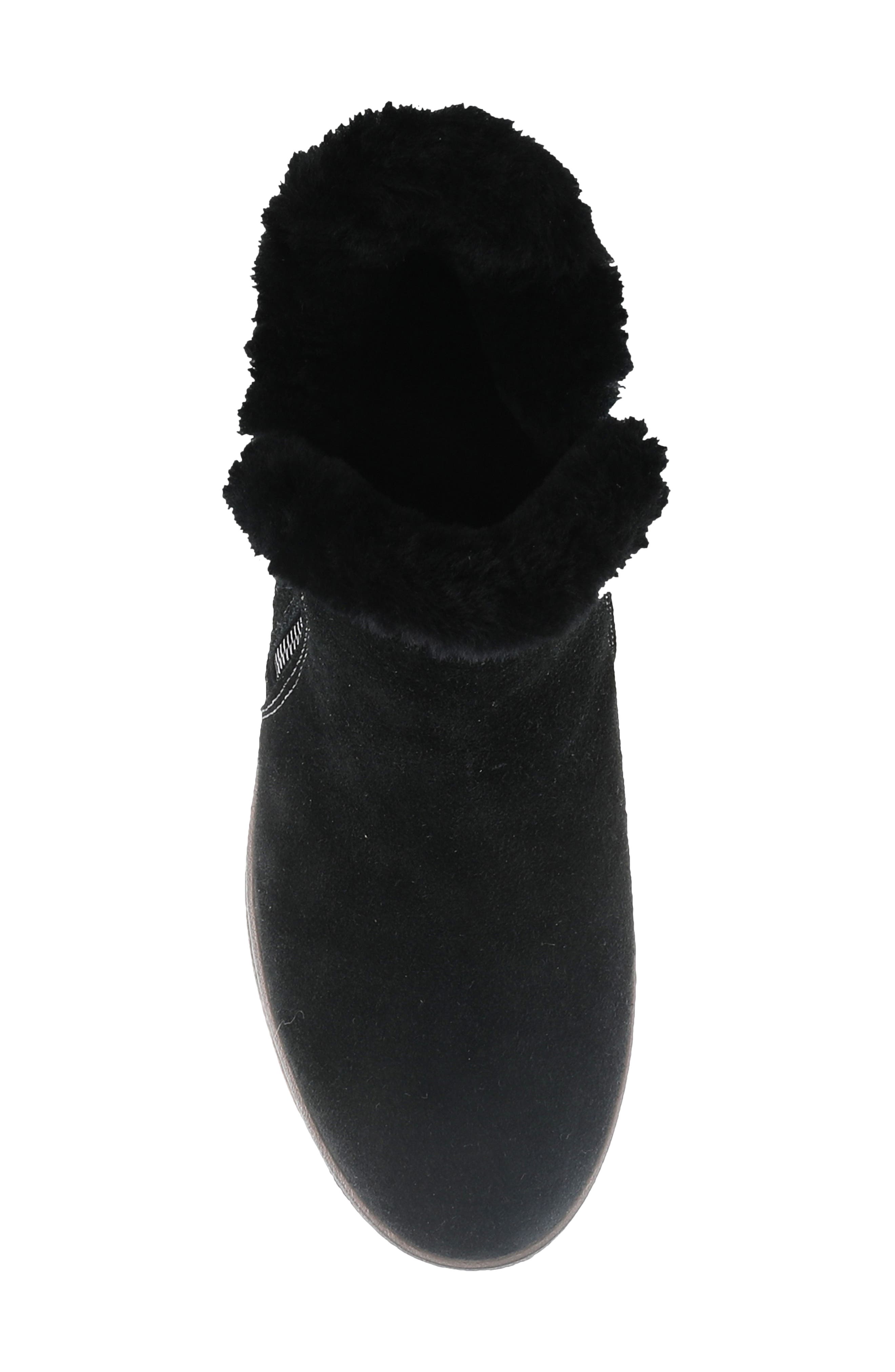 Spring Step Republic Water Resistant Bootie With Faux Fur Trim, Alternate, color, 