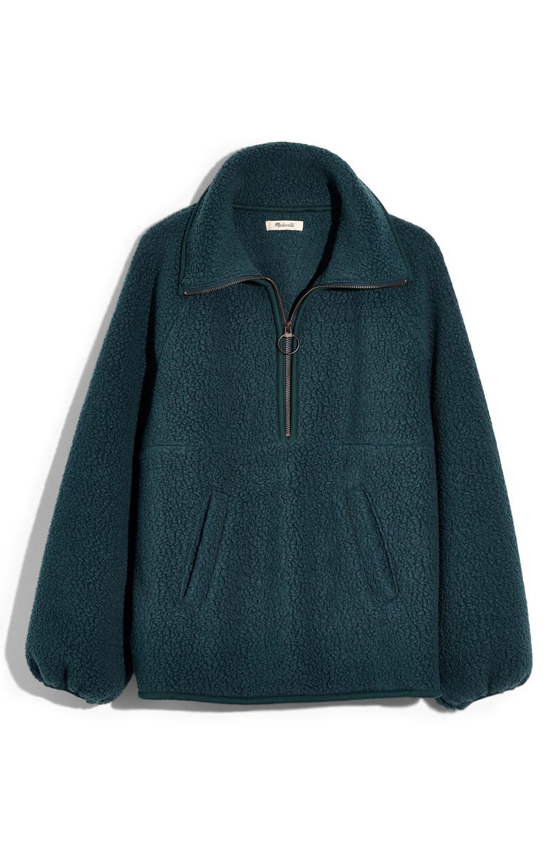 Madewell Recycled Polartec<sup>®</sup> Fleece Pullover Jacket, Alternate, color, 