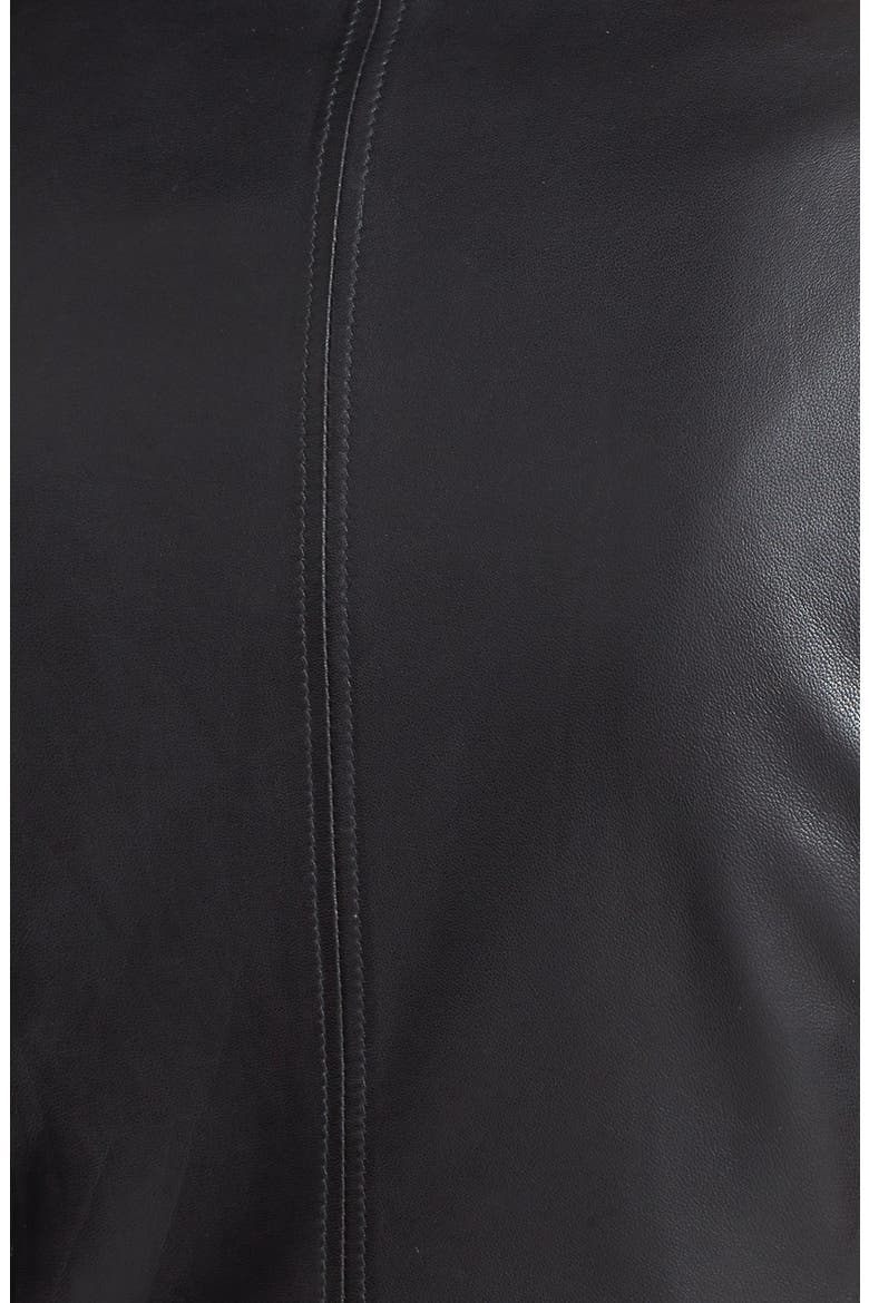 SEAMED PENCIL SKIRT, Alternate, color, DARK CAMEL