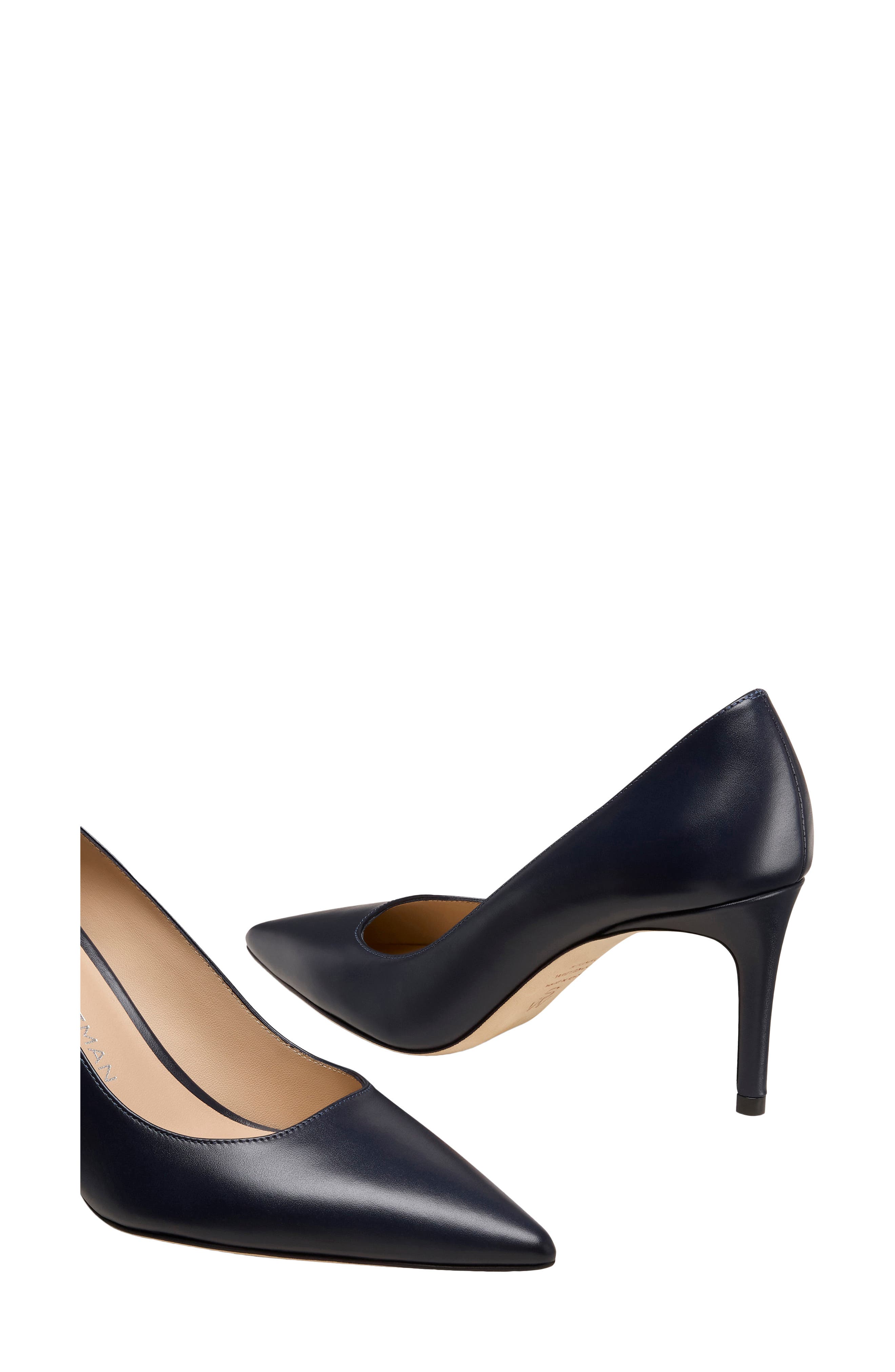 Stuart Power 75 Pointed Toe Pump, Alternate, color, NICE BLUE