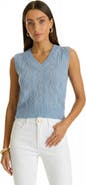 The Noli Shop Mikaela Crystal Knit Top