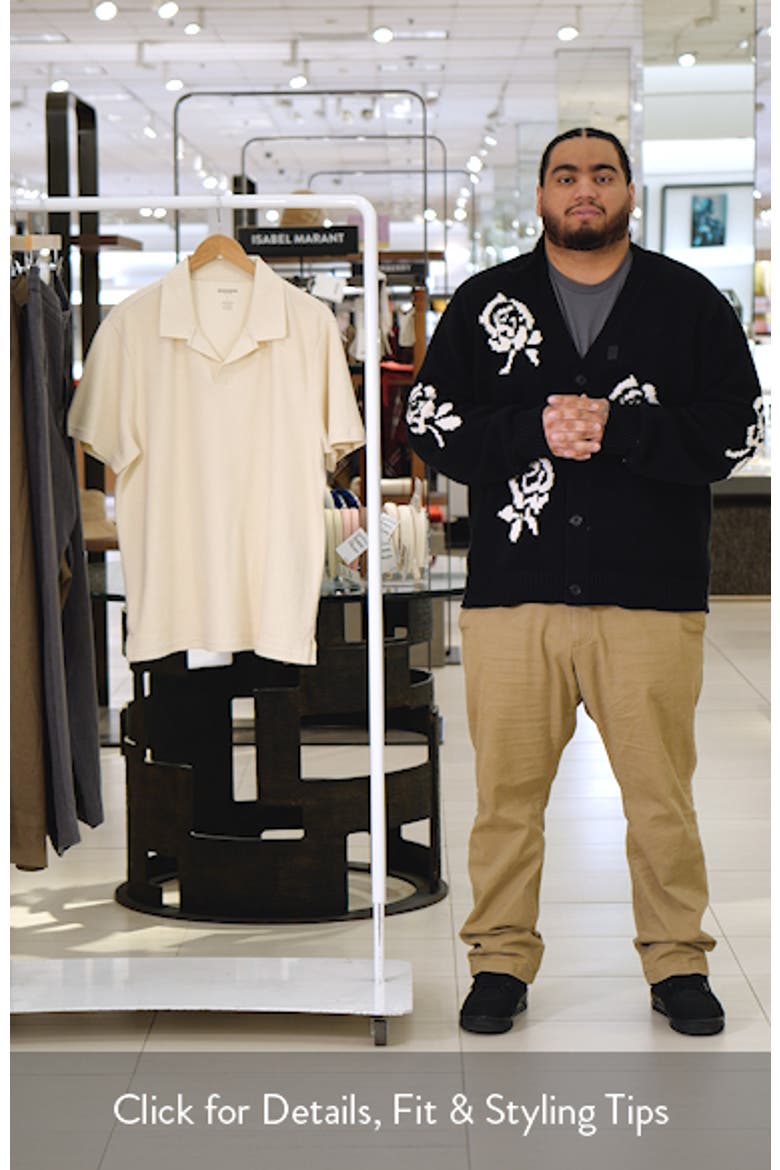 Johnny Collar Waffle Knit Polo video