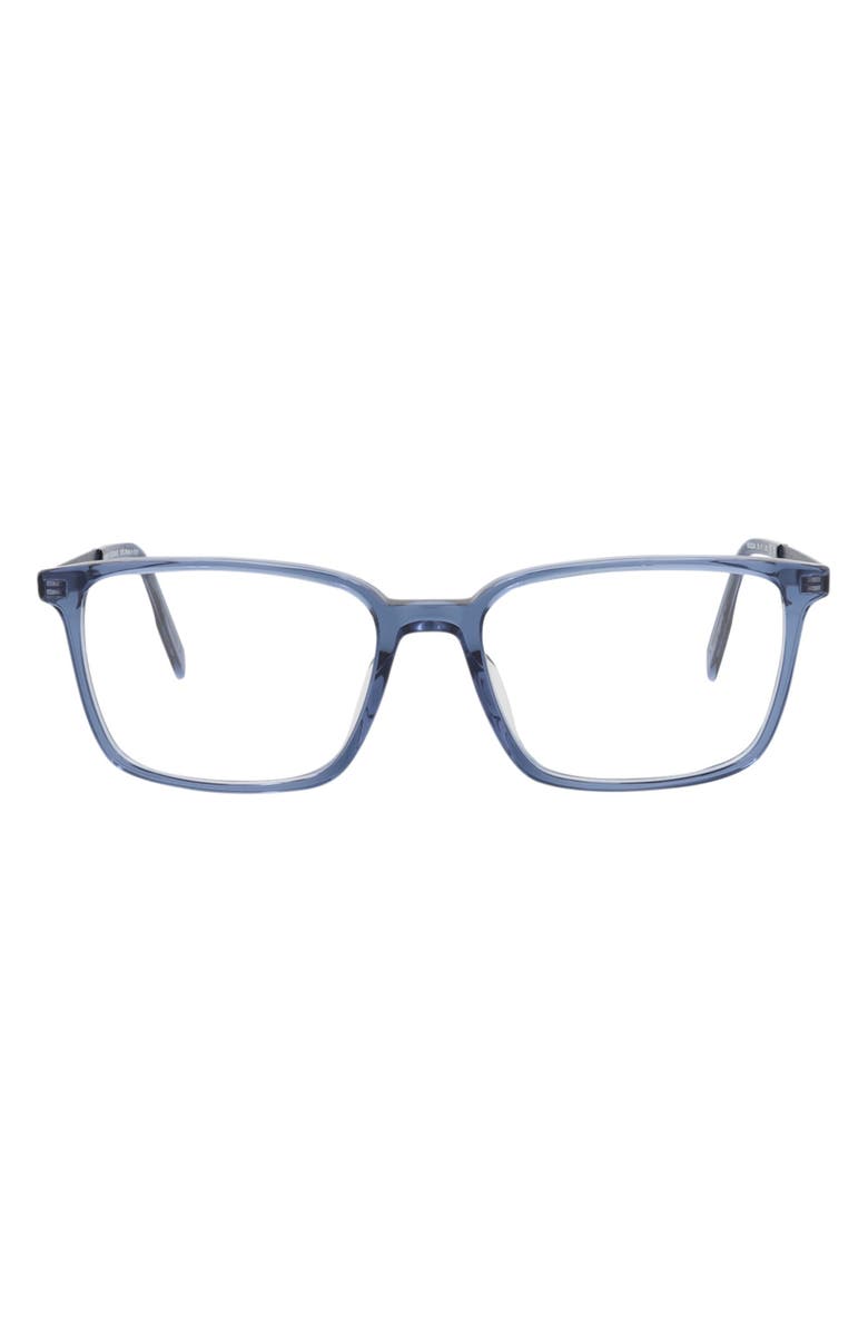 Maui Jim Core Optical 55mm Square Reading Glasses, Main, color, Blue Blue Transparent