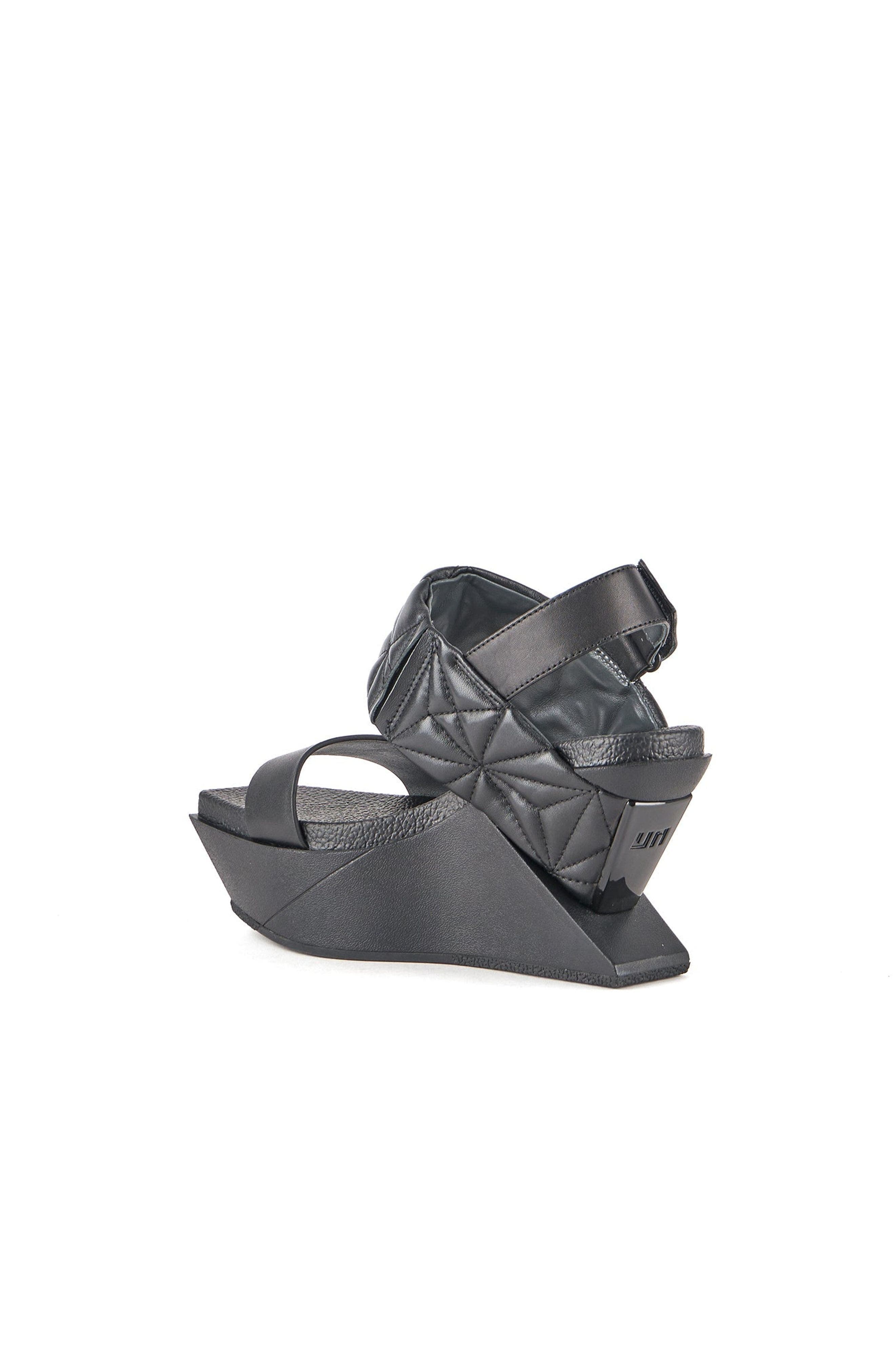 Delta Wedge Puffy, Alternate, color, Black