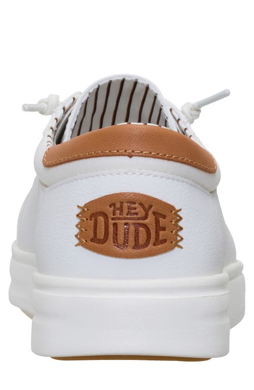 Hey Dude Paul Pro Low Top Slip-on Sneaker In White