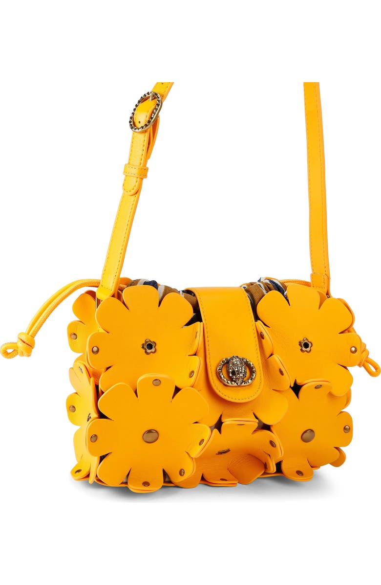 Kurt Geiger London Chelsea Flowers Bag, Alternate, color, Mustard