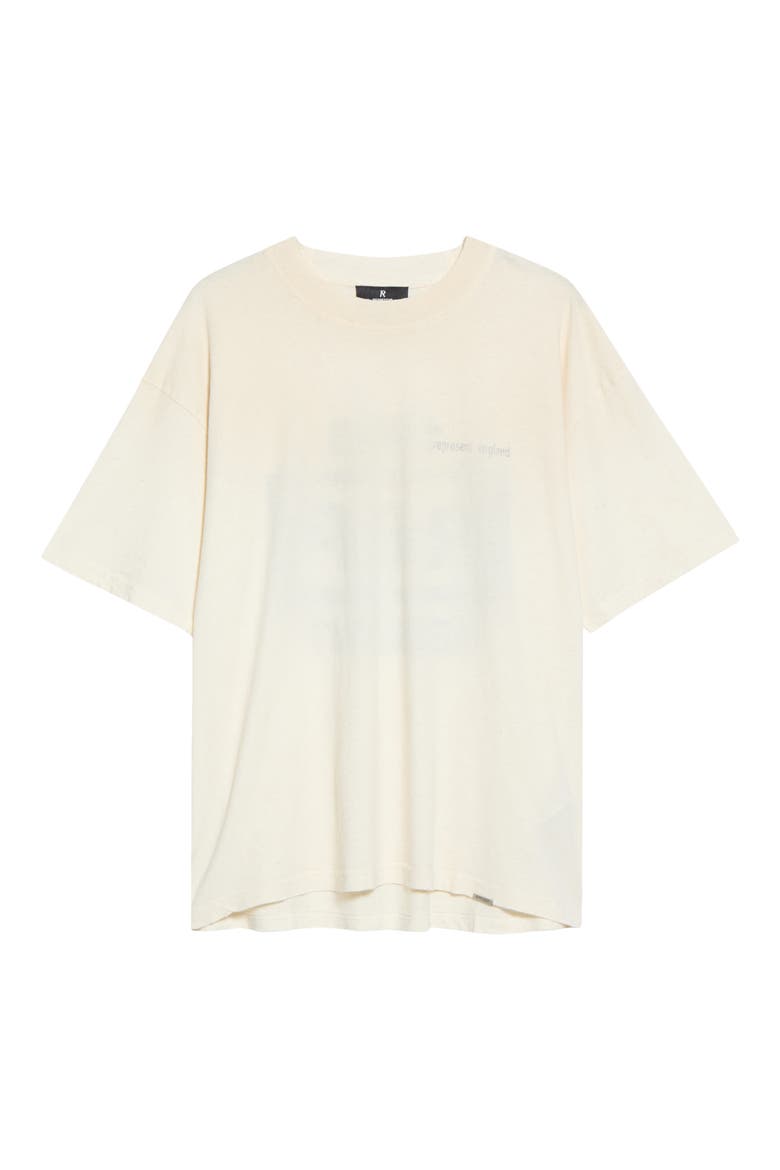 Reverse Resent Oversize Cotton & Hemp Graphic T-Shirt, Alternate, color, FLAT WHITE