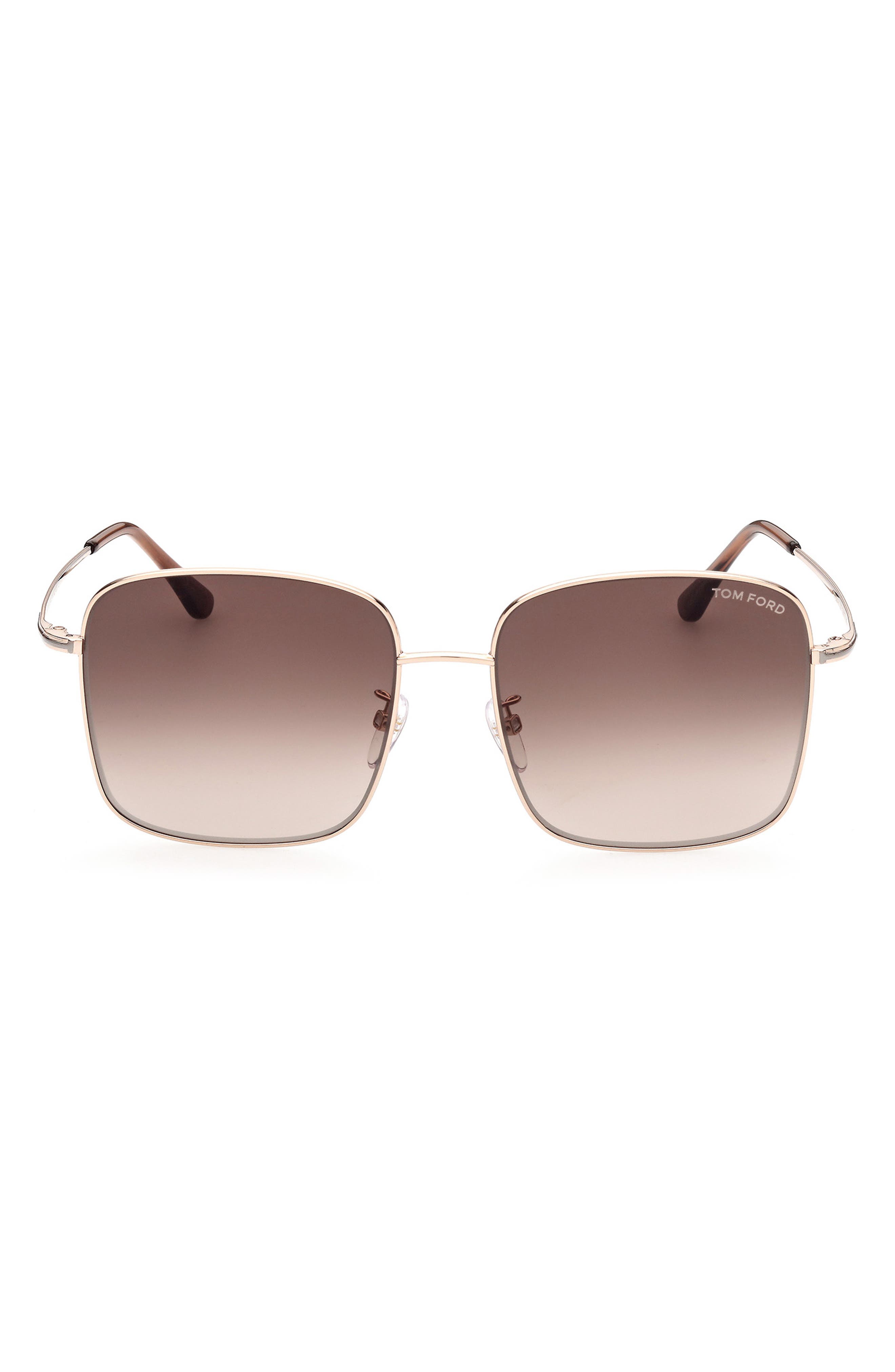TOM FORD 59mm Square Sunglasses