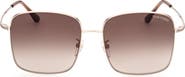 TOM FORD 59mm Square Sunglasses