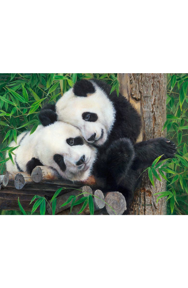 Sunsout Bam Boo Panda Buddies 300 piece Jigsaw Puzzle for Adults, Alternate, color, Multicolor