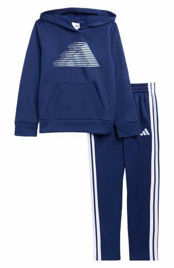 Kids' 2-Color Logo Fleece Hoodie & Joggers Set