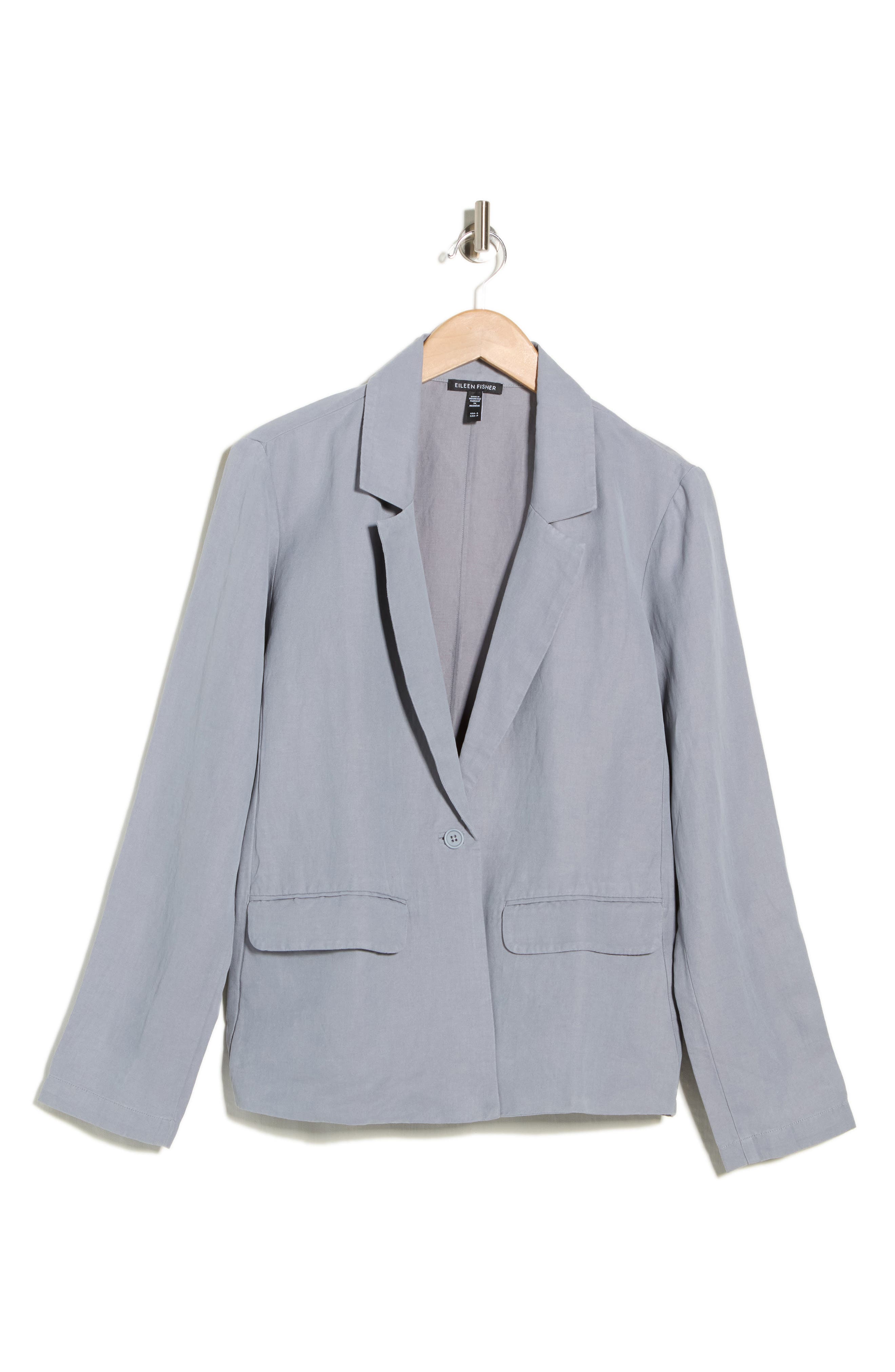 Eileen Fisher Organic Linen & Silk Blazer