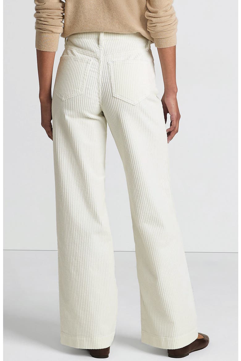 High Rise Wide Leg Corduroy Pants, Alternate, color, Ivory
