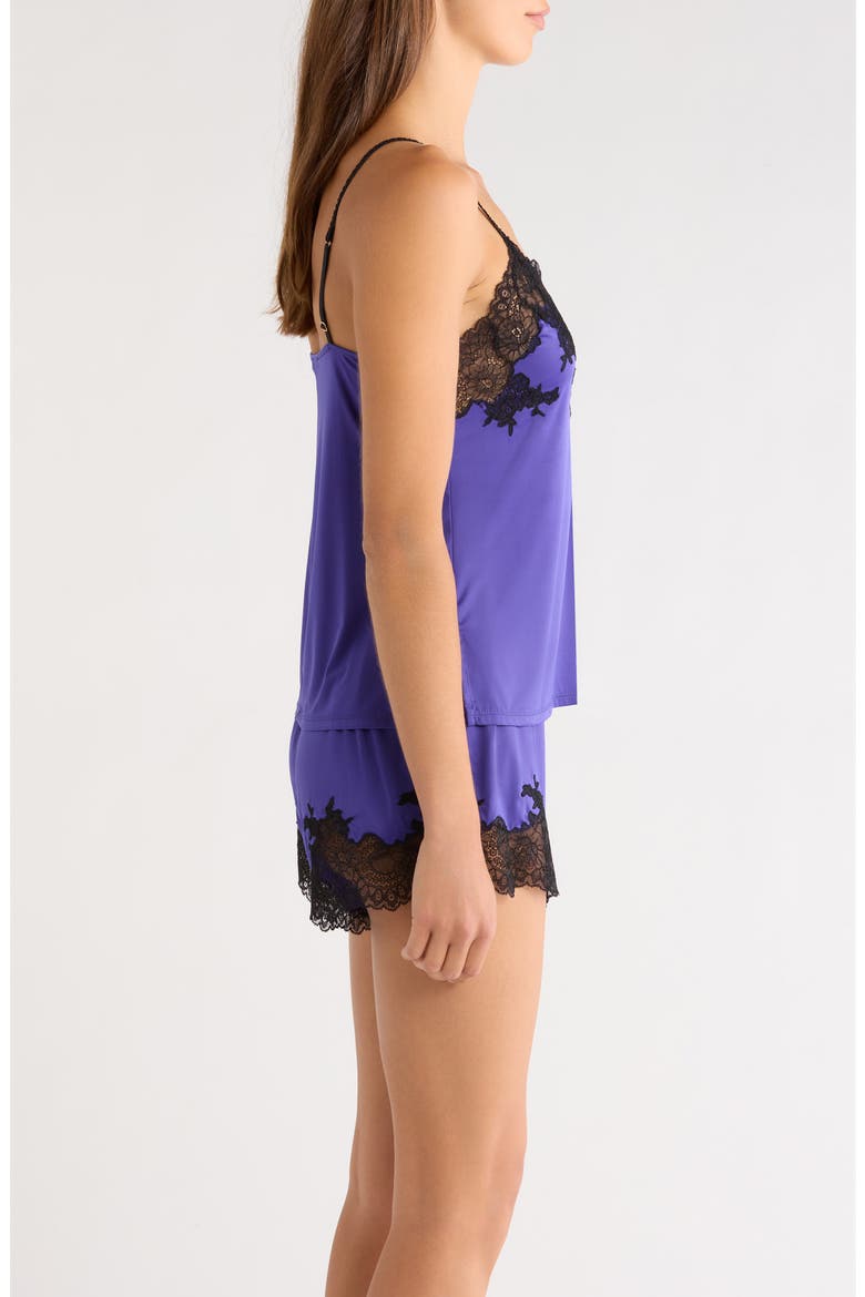 Enchant Lace Short Pajamas, Alternate, color, BLUE VELVET