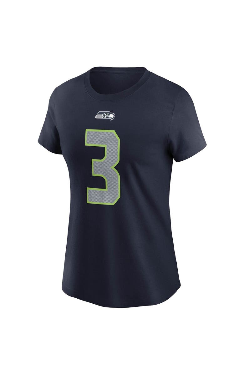 Nike Women's Nike Russell Wilson College Navy Seattle Seahawks Name & Number T-Shirt, Alternate, color, 
