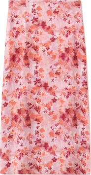 MANGO TEEN Floral Print Maxi Skirt