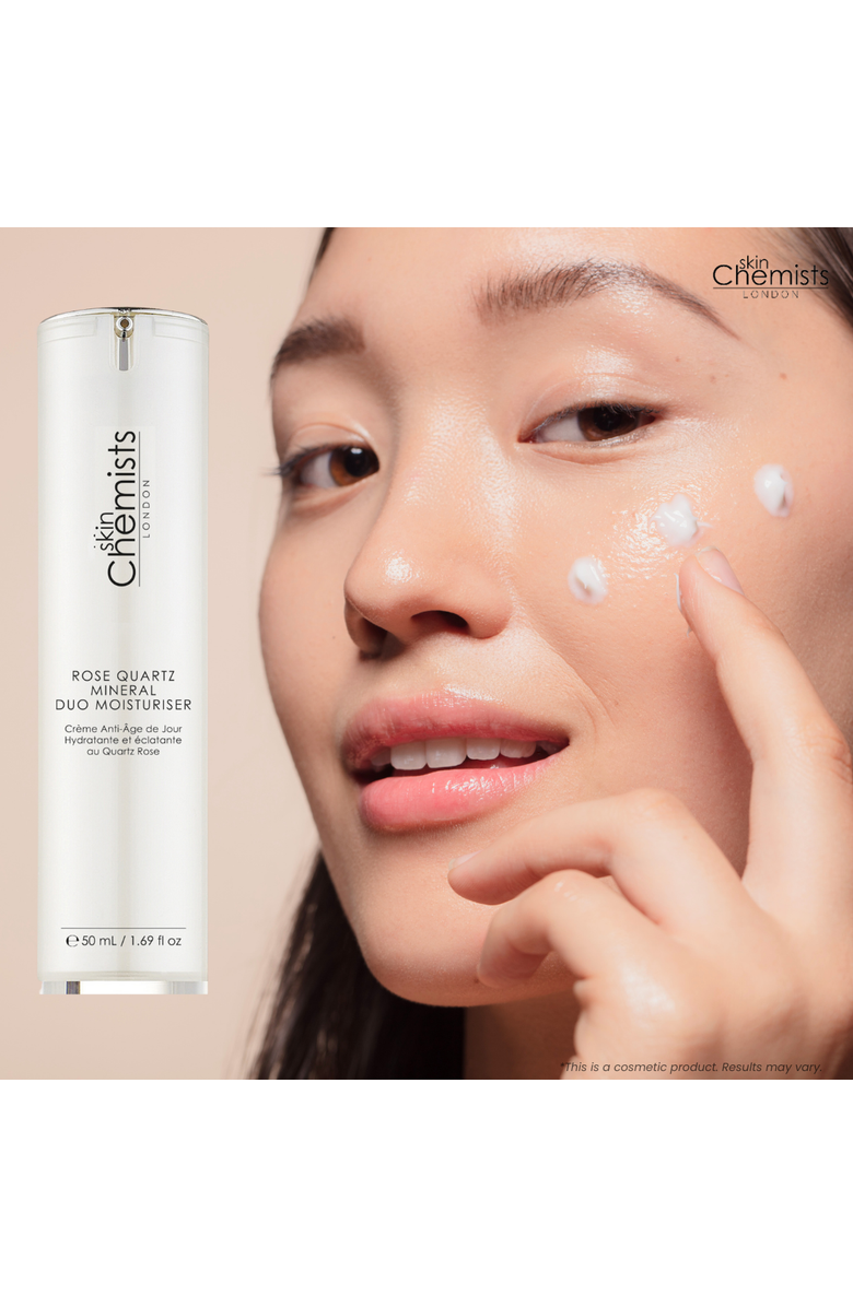 SKINCHEMISTS Rose Quartz Duo Moisturiser 50ml, Alternate, color, White