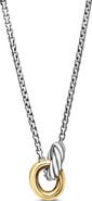 David Yurman Petite Cable Linked Hoop Necklace