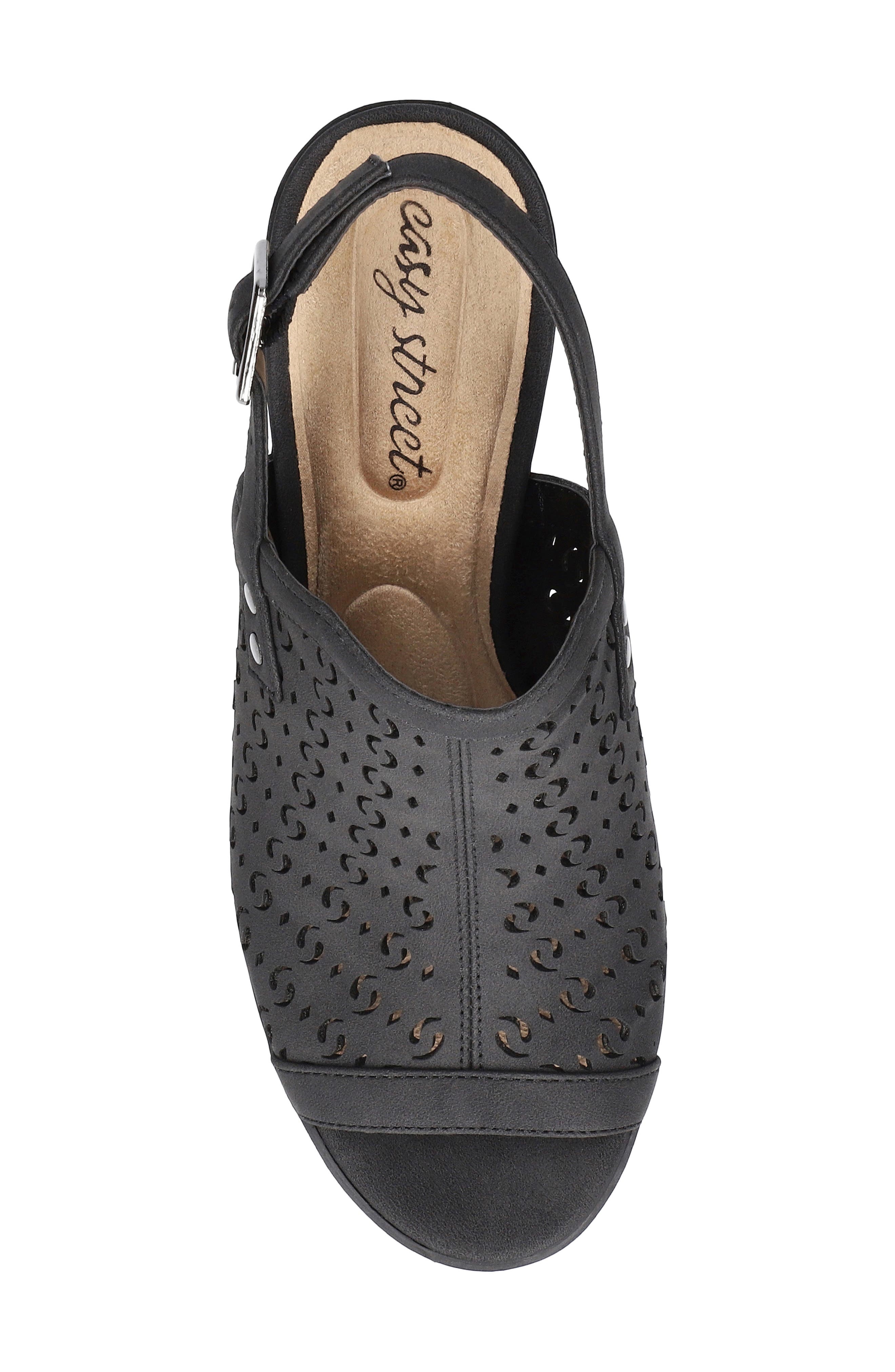 EASY STREET Chellie Slingback Sandal, Alternate, color, Black