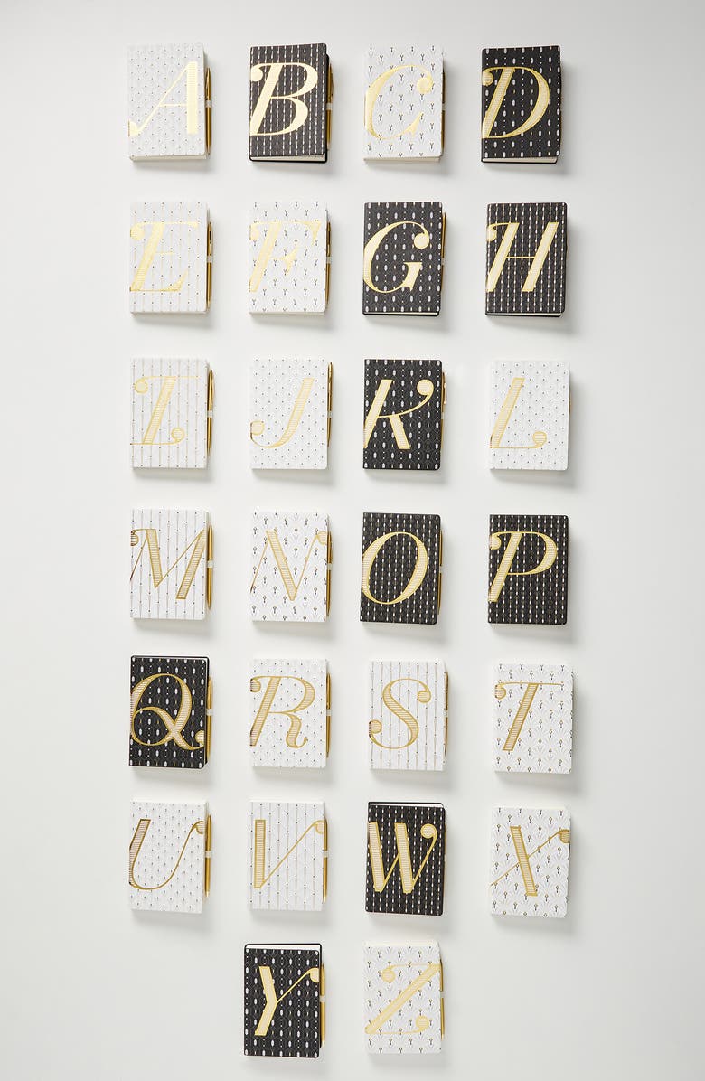 Anthropologie Home Monogram Journal & Pen Set, Alternate, color, 