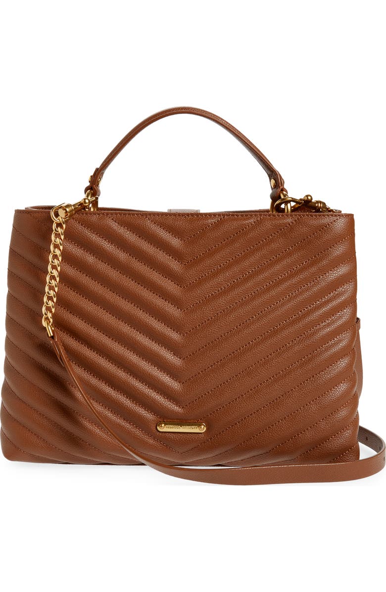 Rebecca Minkoff Large Edie Top Handle Satchel, Alternate, color,