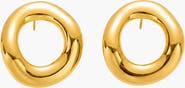 Kellery Round Flow Sculptural Earrings