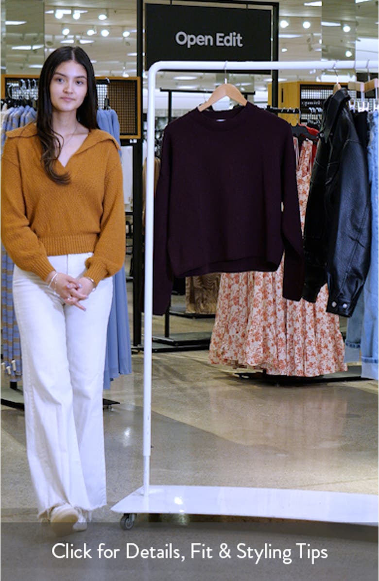 Structured Crewneck Sweater, sales video thumbnail