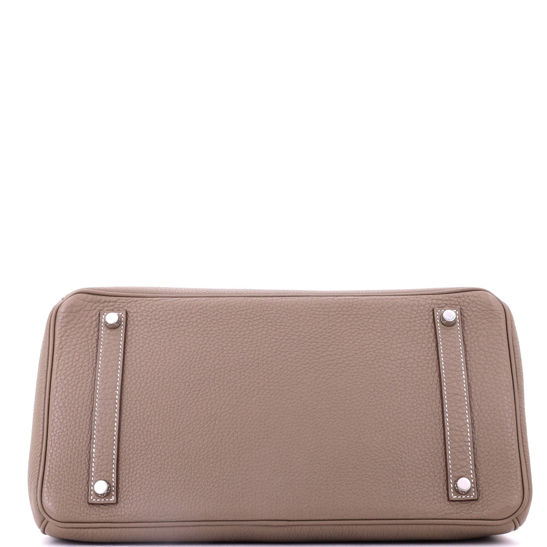 Pre-Owned Hermes Birkin Handbag Grey Togo with Palladium Hardware 35, Alternate, color, Etoupe