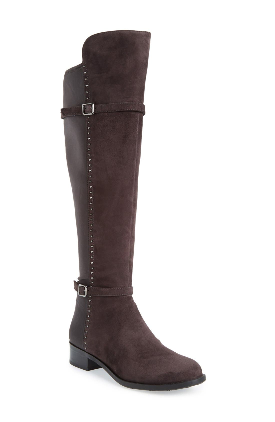 'Ohanna' Boot, Main, color, GREY SUEDE