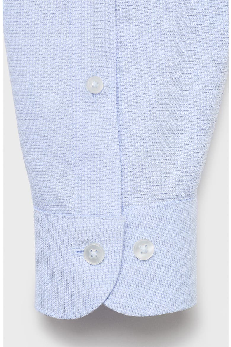 Slim Fit Cotton Blend Button-Up Shirt, Alternate, color, SKY BLUE