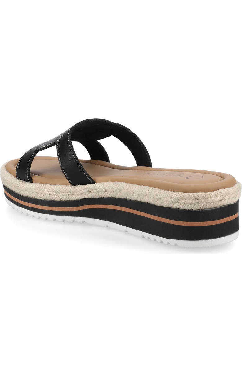 Journee Collection Rosalinda Slide Sandal, Alternate, color, Black