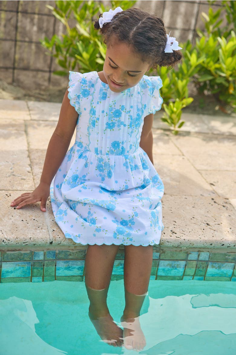 Kids' Mila Sundress, Alternate, color, Turks Floral