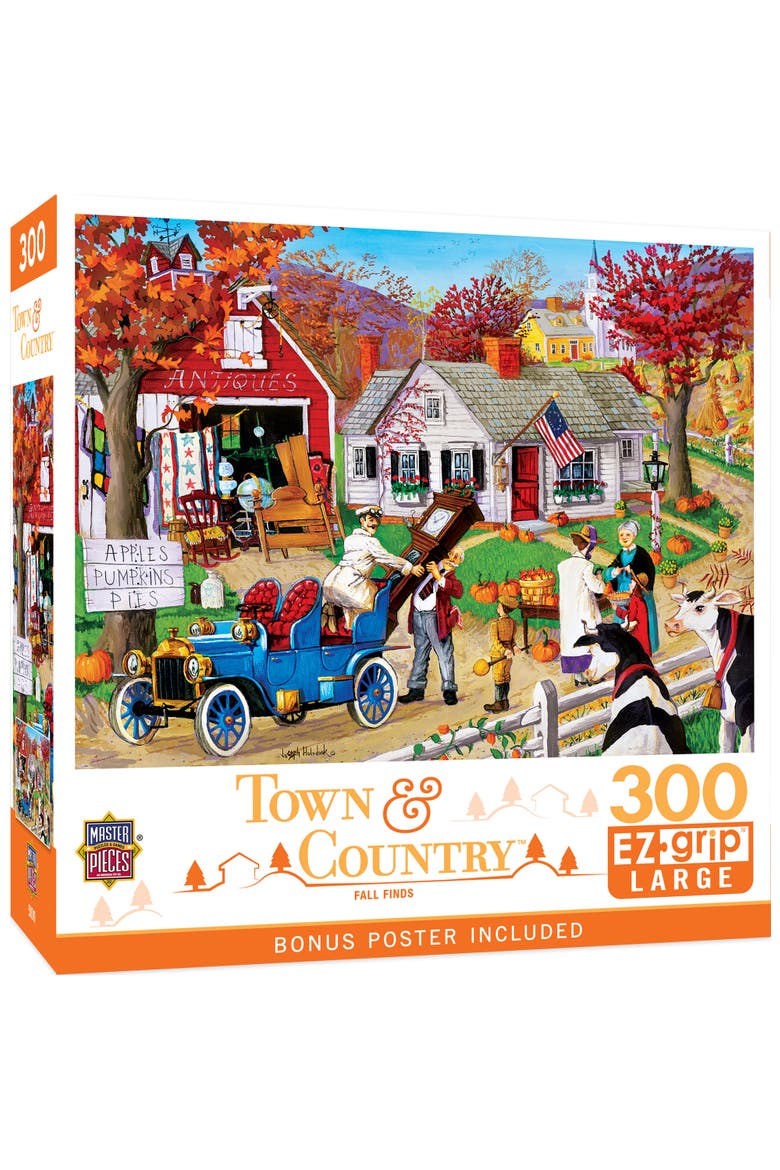 Fall Finds 300 Piece Jigsaw Puzzle, Main, color, Multicolor