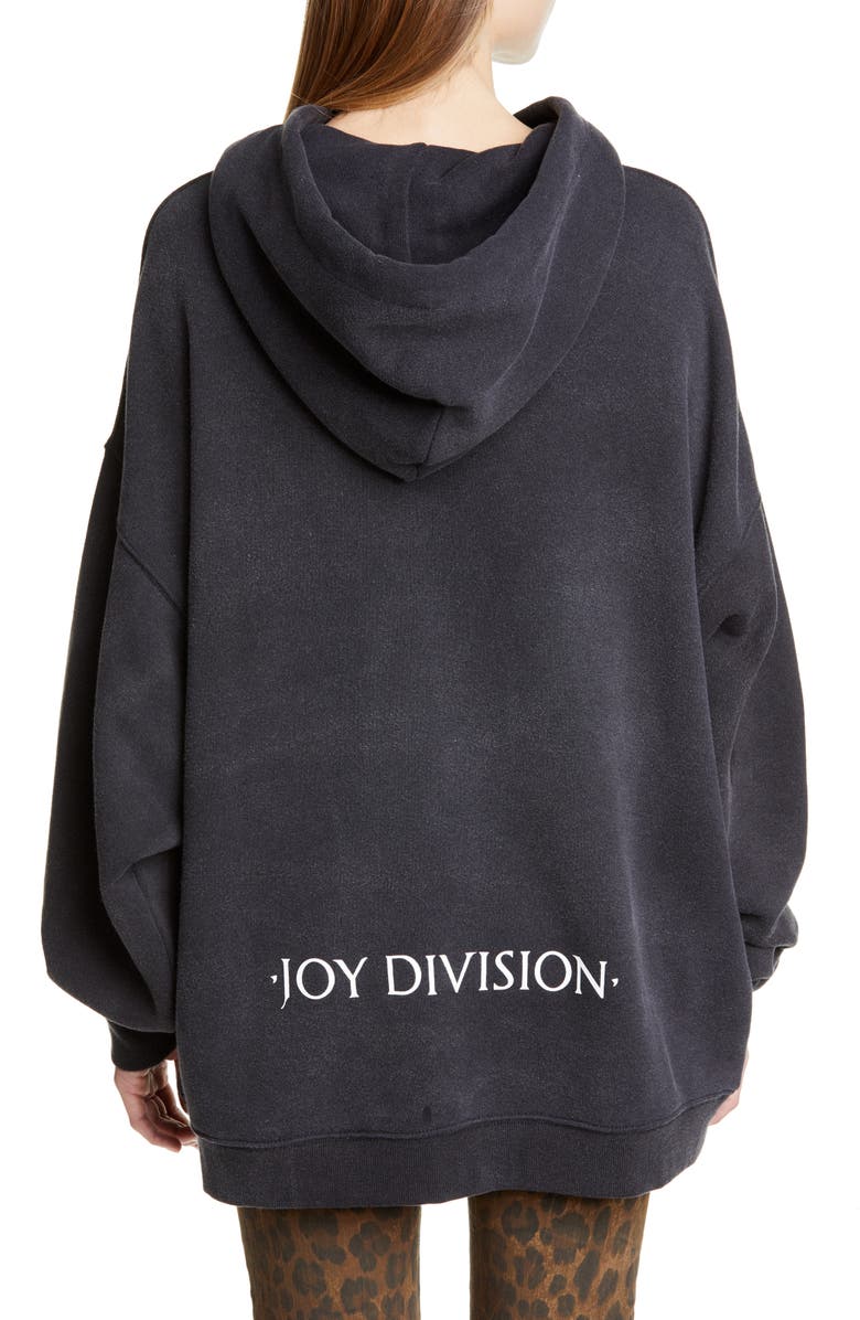 R13 'Love Will Tear Us Apart' Oversize Hoodie, Alternate, color, 