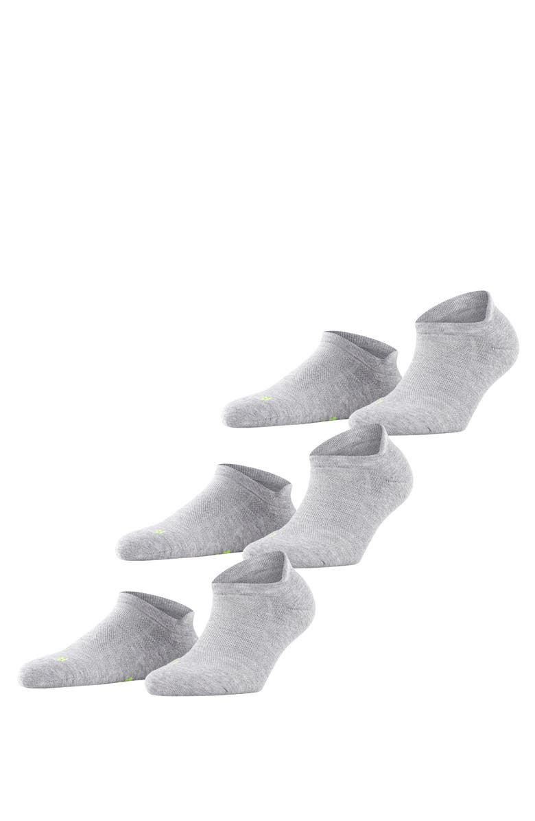 Falke Cool Kick 3-Pack Sneaker Socks, Main, color, Light Grey