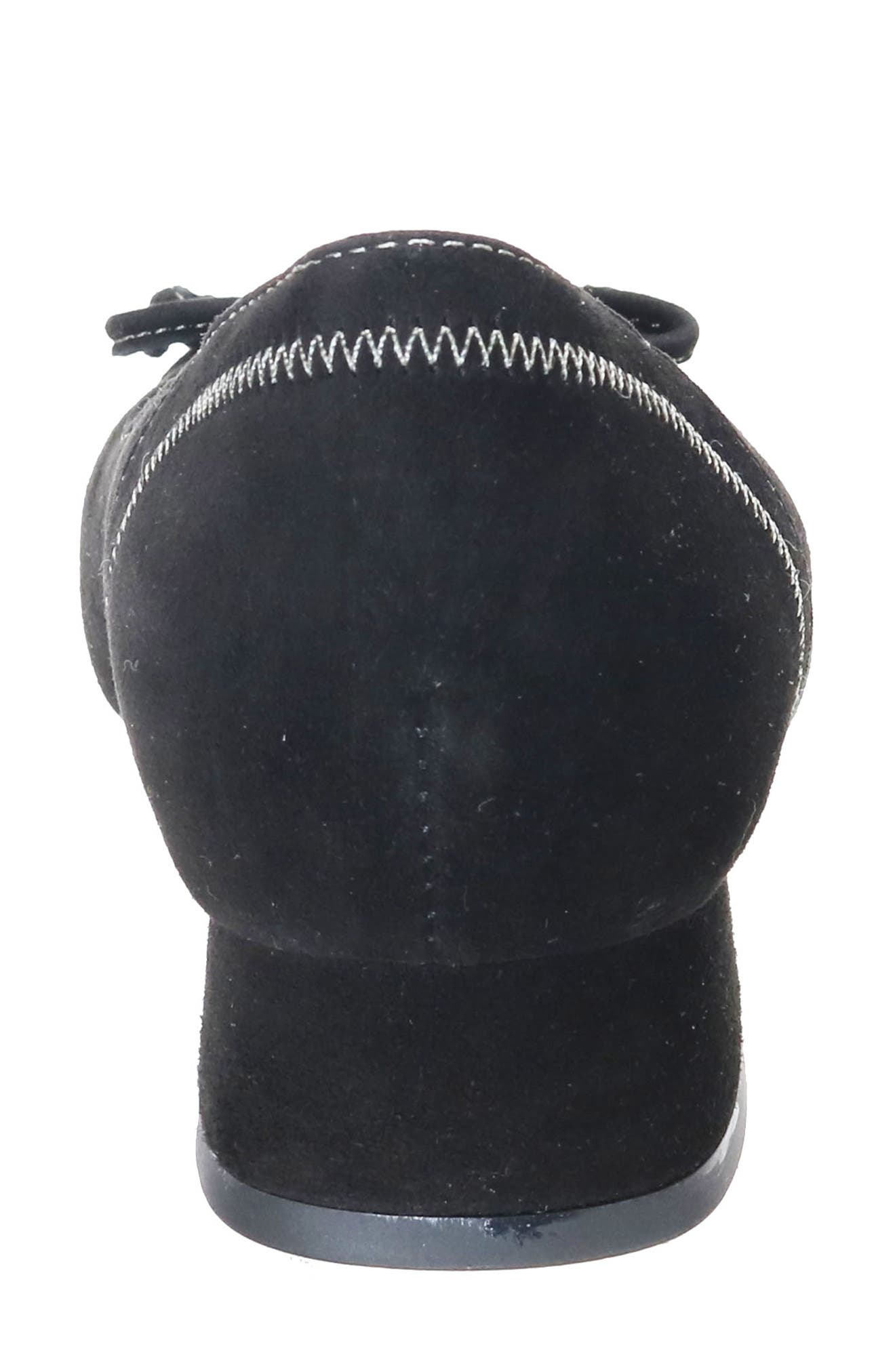 David Tate Heritage Cap Toe Pump, Alternate, color, Black Suede