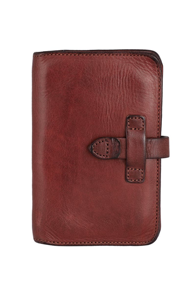OLD TREND Leeds Genuine Leather Bifold Passport Holder, Main, color, Brown