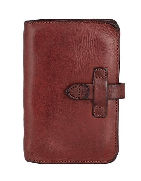 Leeds Genuine Leather Bifold Passport Holder