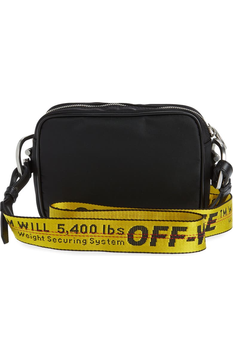 Off-White Logo Nylon Crossbody Bag, Alternate, color,