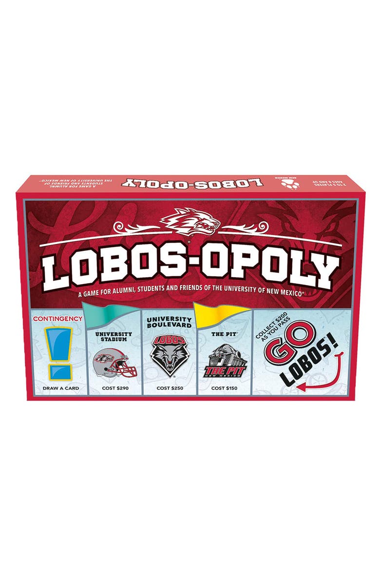University Of New Mexico Lobosopoly Monopoly Board Game, Alternate, color, Multicolored
