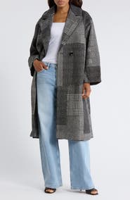 Desigual Patchwork Double Breasted Overcoat